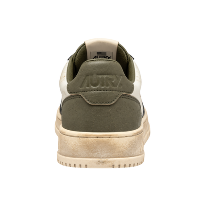 Autry Super Vintage Low | Biały / Czarny / Oliwkowy | SV46