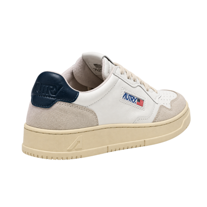 Autry Medalist Low | Biały / Granatowy | LS28